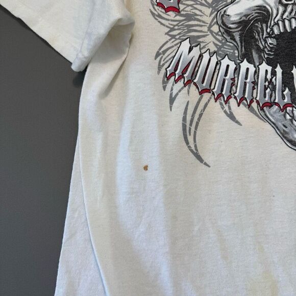Suck Bang Blow Motorcycle T-Shirt Skull Graphic Size Large Grunge Emo Style - Picture 3 of 16